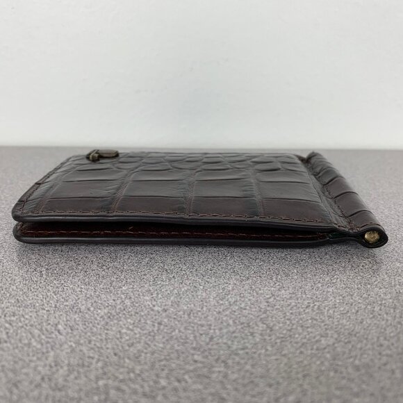 Masters Martin Dingman Alligator Card Holder Card Case ID Window Money Clip - Picture 10 of 15